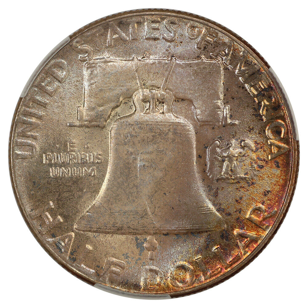 1954 50C CACG MS67 ex: D.L. Hansen - Franklin Half Dollar