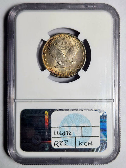 1929 P Standing Liberty Quarter NGC MS-62 FH CAC