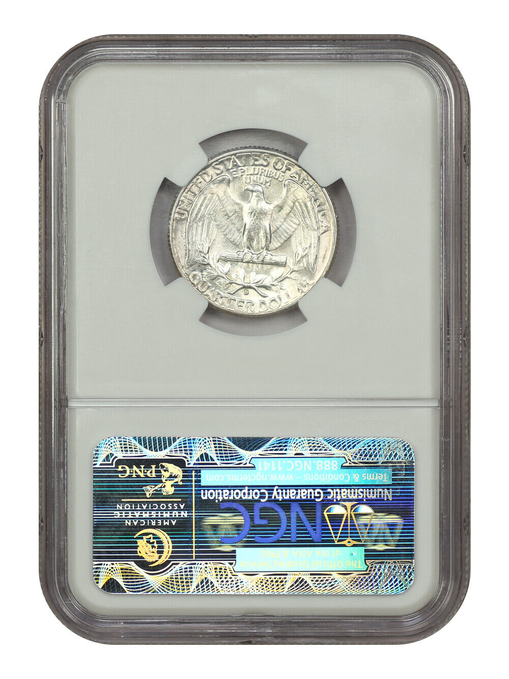 1935-D 25C NGC MS65 - Washington Quarter - Key Date