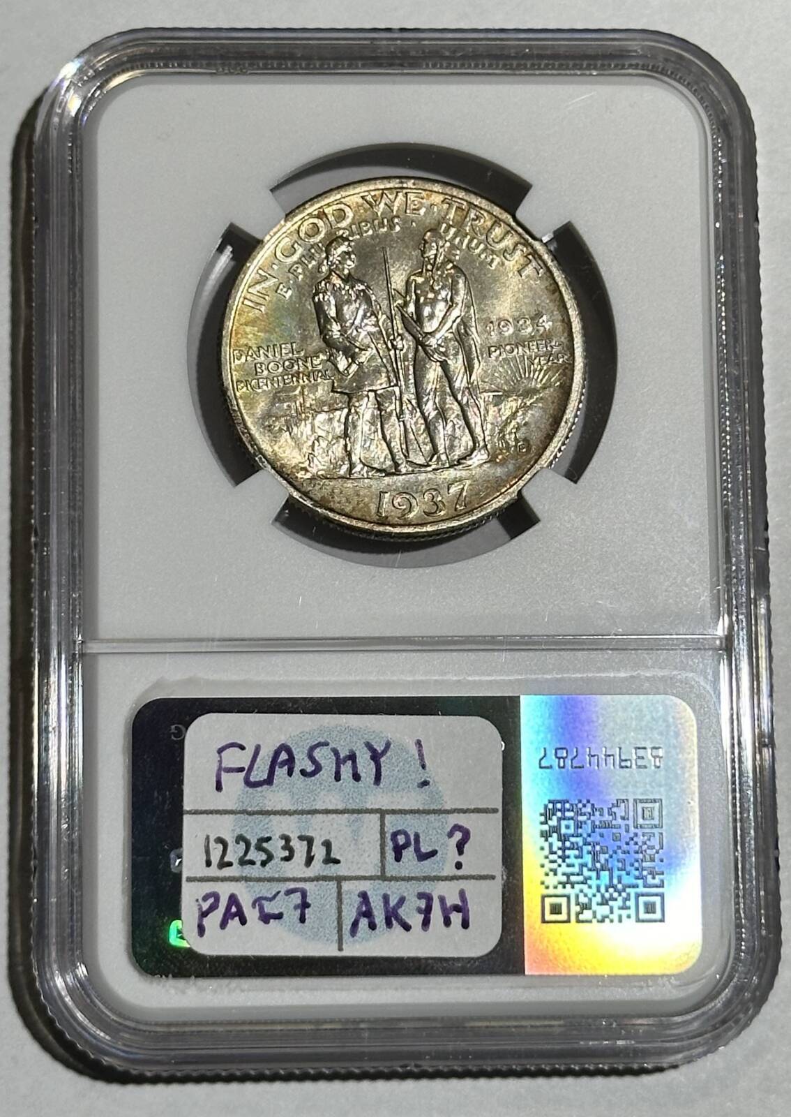 1937 S Classic Commem Daniel Boone NGC MS-67+