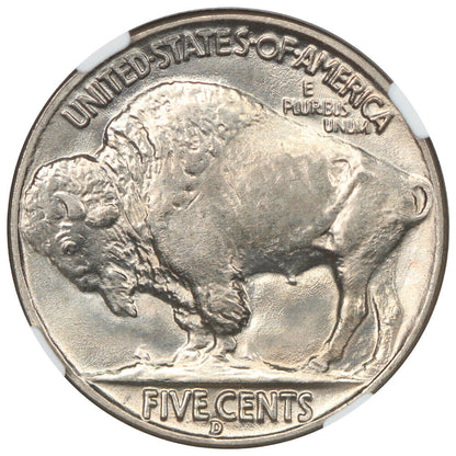 1938-D 5C Buffalo NGC MS67 - Buffalo Nickel