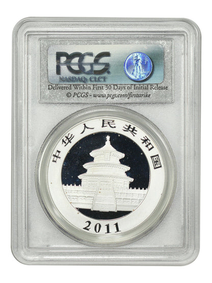 China: 2011 10Yn Silver Panda PCGS MS70 (First Strike) - Other