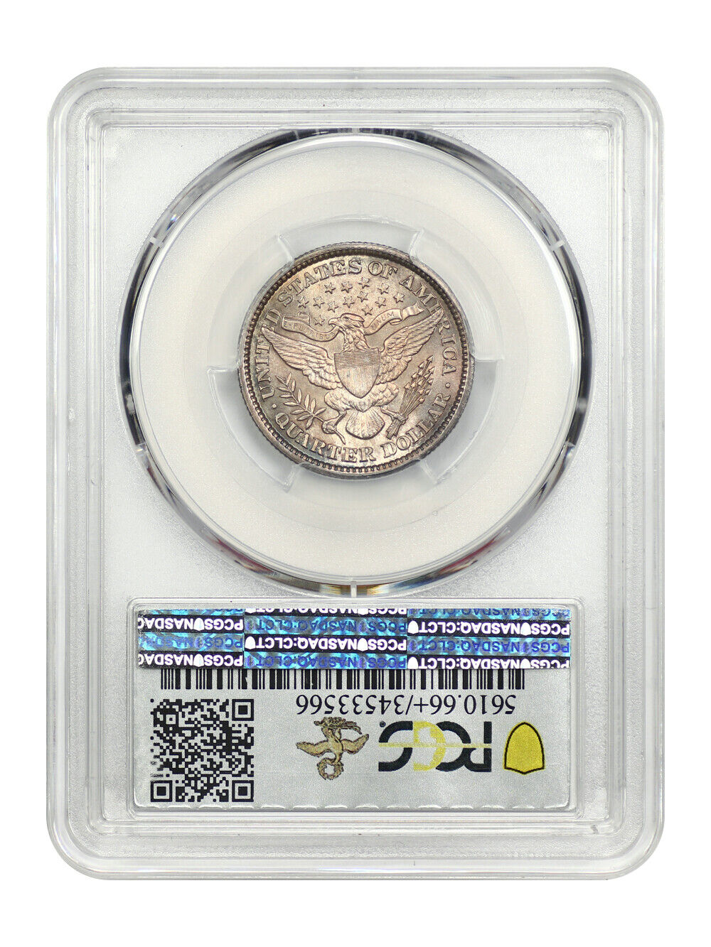 1895 25C PCGS/CAC MS66+