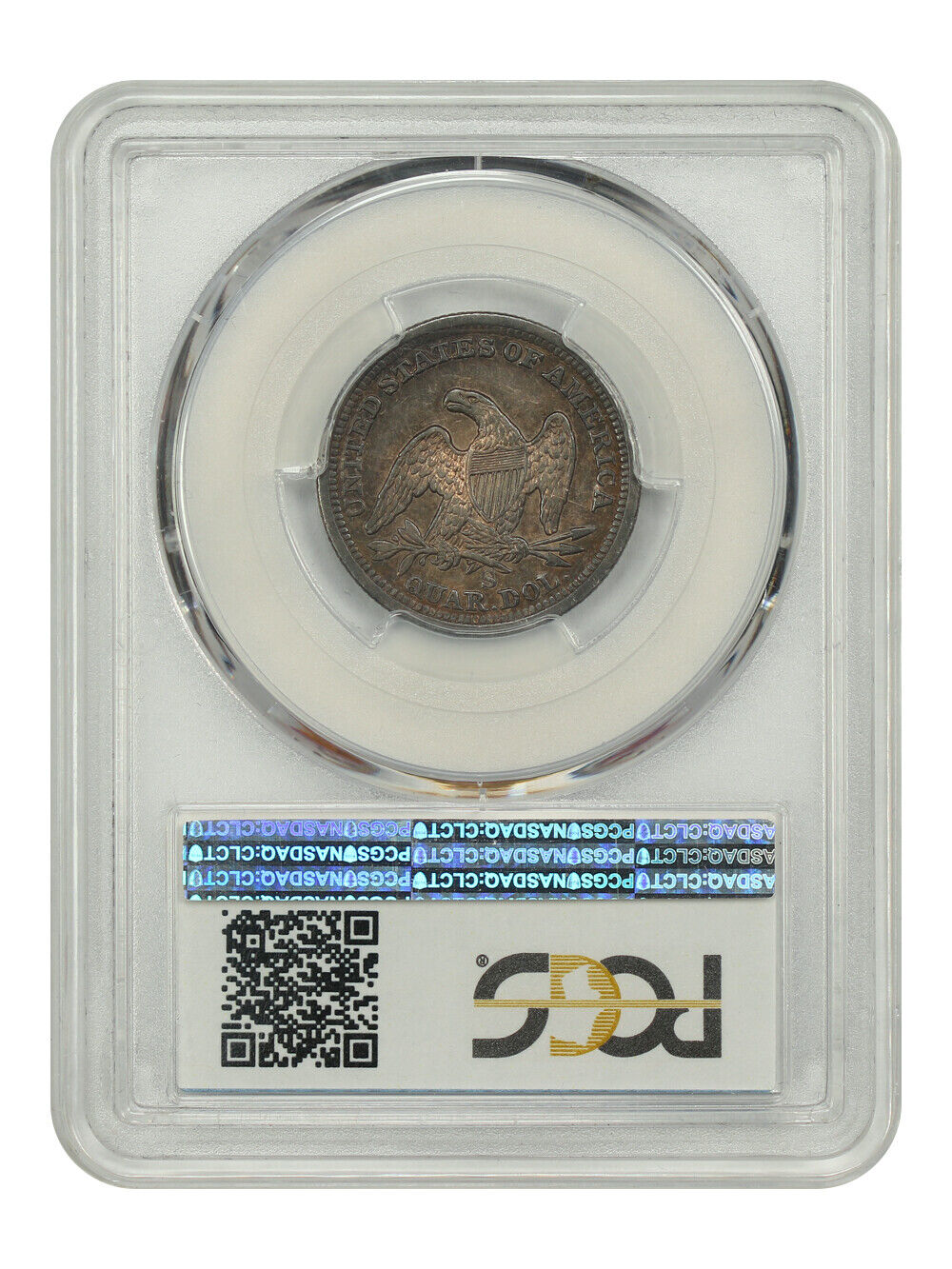 1858-S 25C PCGS XF40 - Liberty Seated Quarter