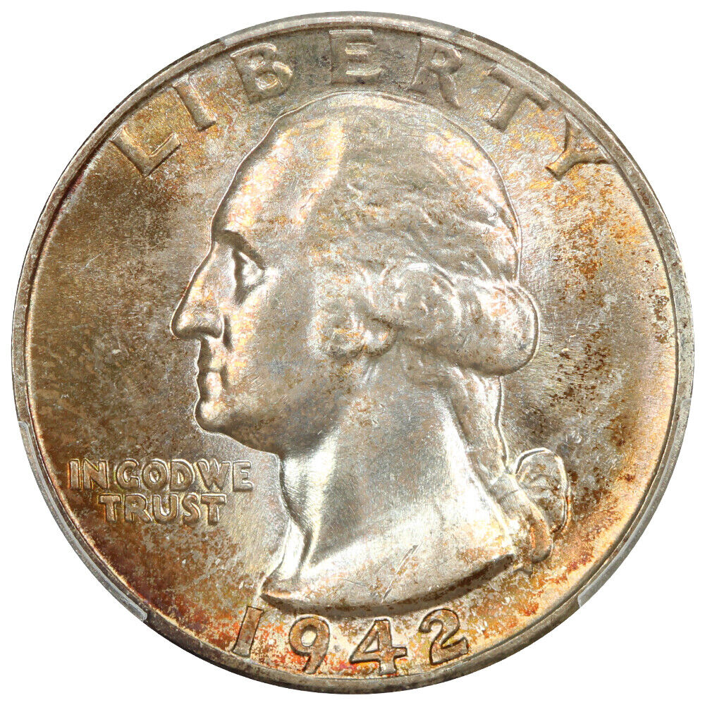 1942 25C PCGS/CAC MS67+