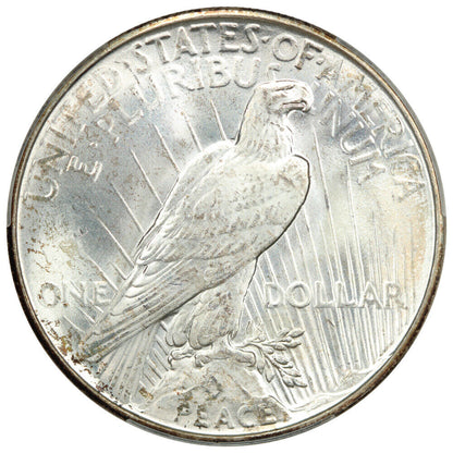 1934-D $1 CACG MS66+ ex: D.L. Hansen/Linda Gail/JDC - Peace Dollar