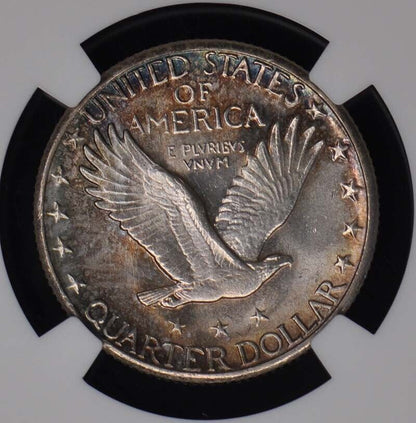 1923-S Standing Liberty Quarter 25C NGC MS64FH