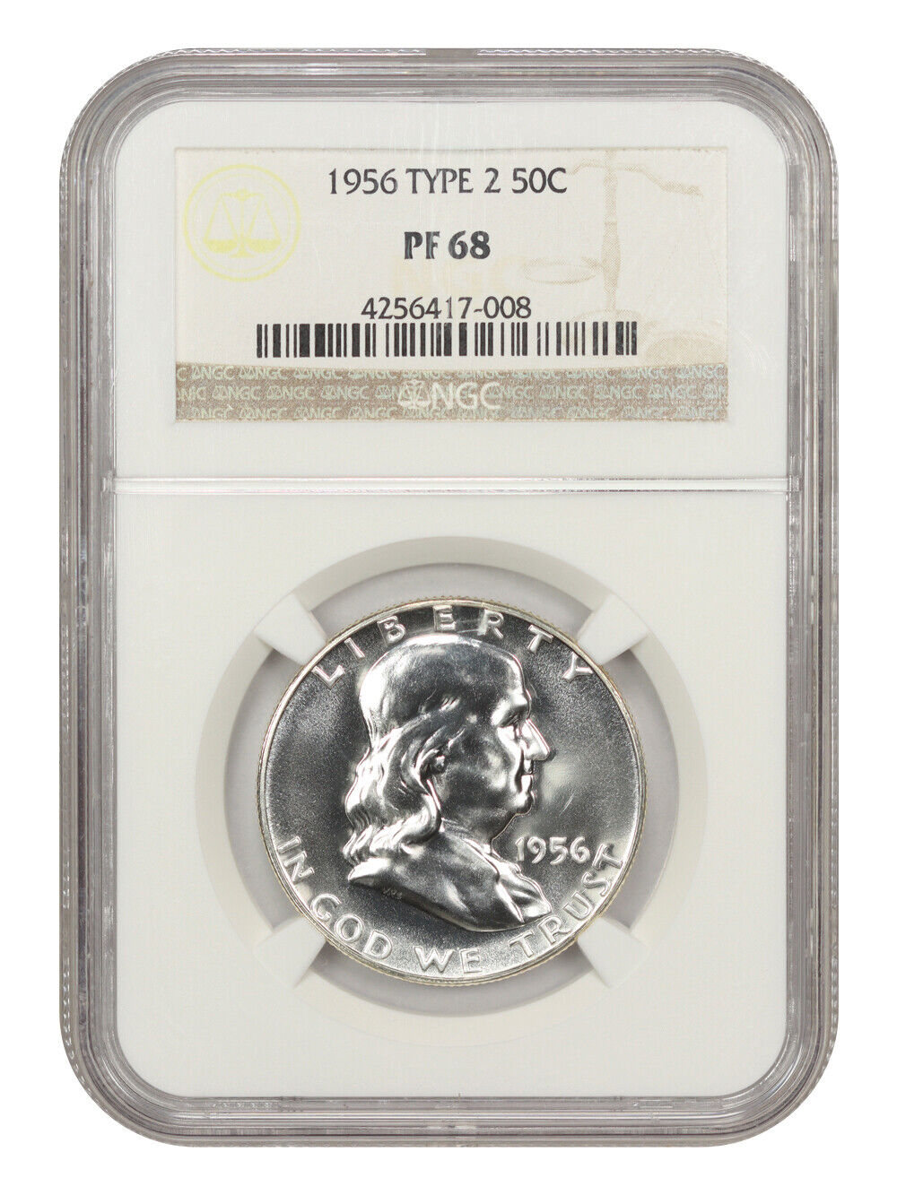 1956 50C Type 2 NGC PR68