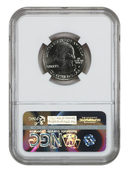 2015-P 25C Kisatchie NP NGC MS68 (Early Releases) - Type 1 - Clad