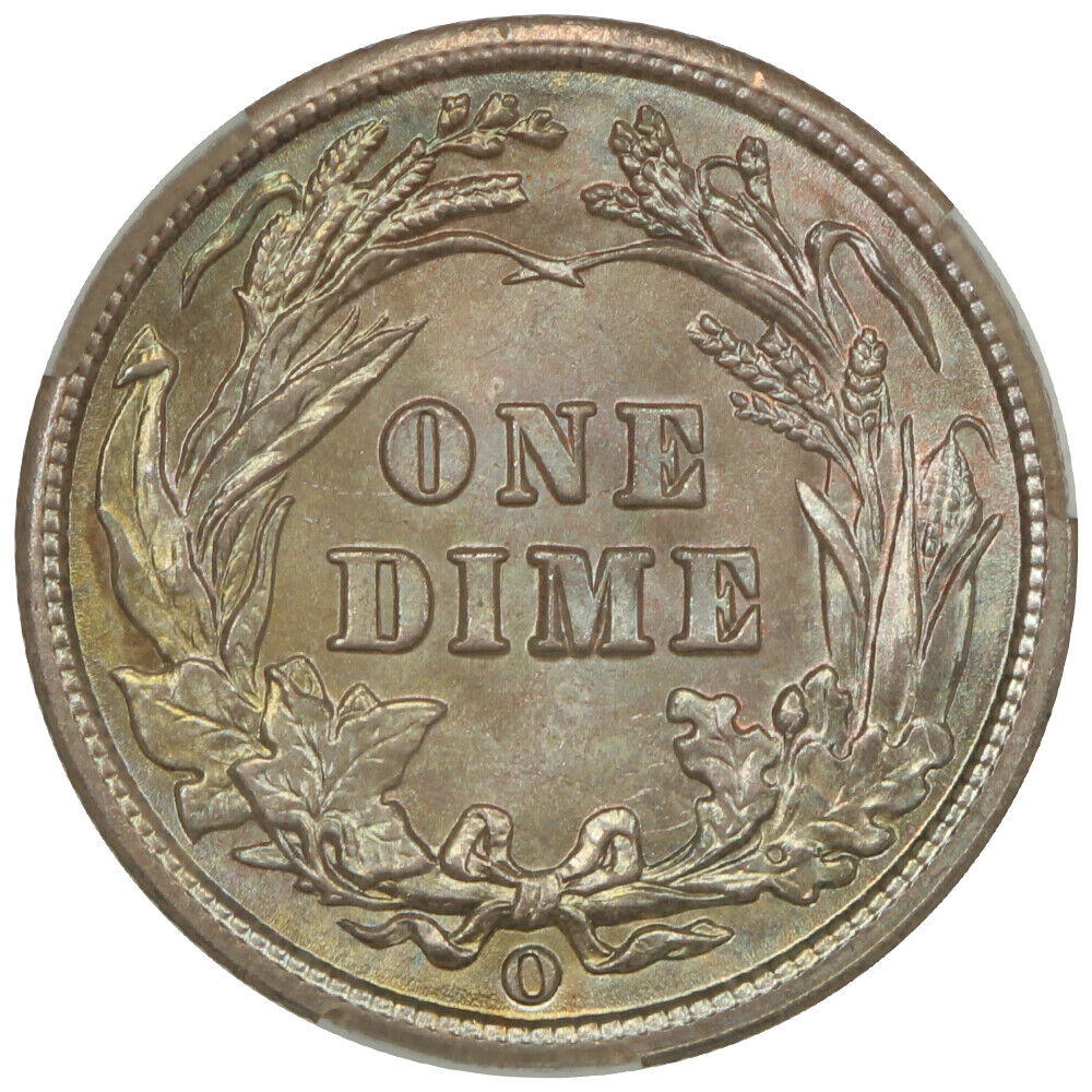 1905-O 10C CACG MS66+ ex: D.L. Hansen - Barber Dime