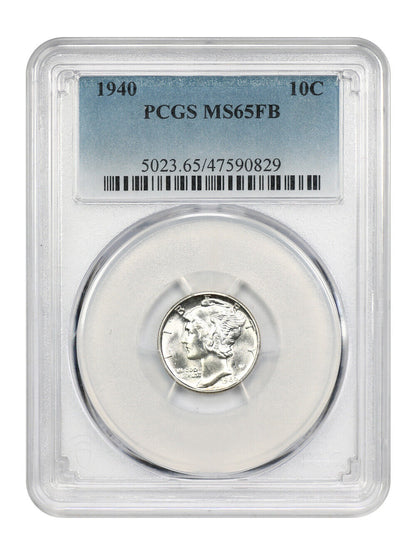 1940 10C PCGS MS65FB