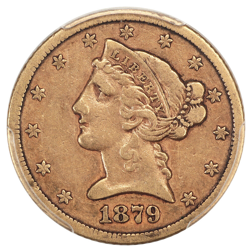 1879-CC $5 PCGS/CAC VF25 - Liberty Head $5