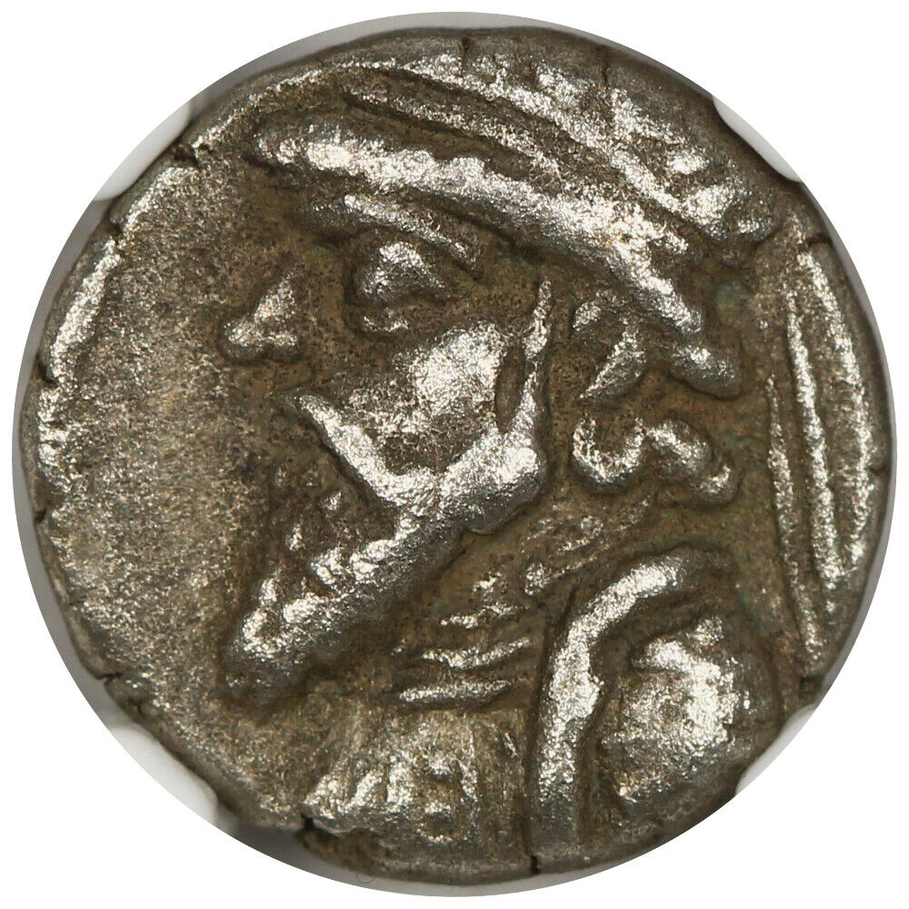 Ancient Greek: Kamnaskires V (c. 54-32 BC) AR Drachm NGC VF (Kingdom of Elymais)