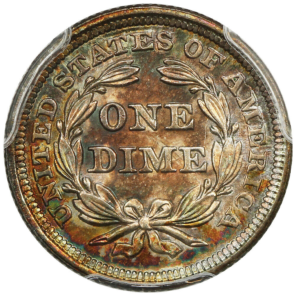 1854 10C PCGS MS66 (Arrows) ex: D.L. Hansen