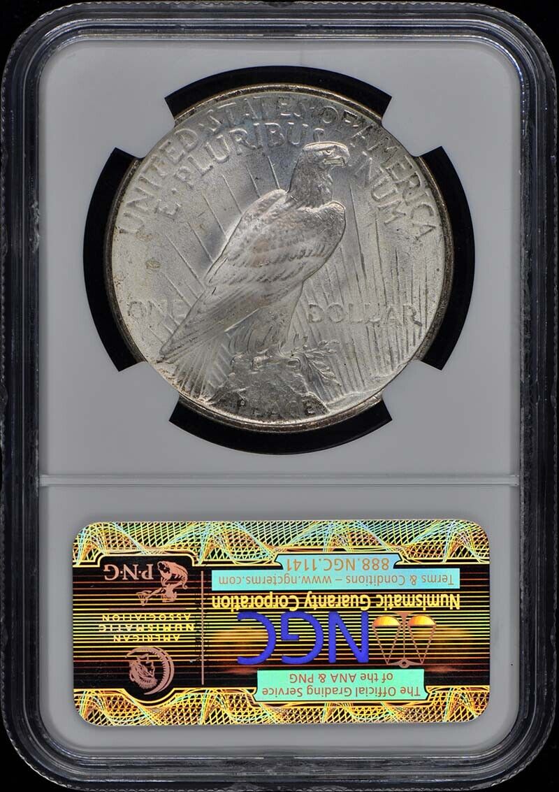 1922 Peace Dollar S$1 NGC MS67