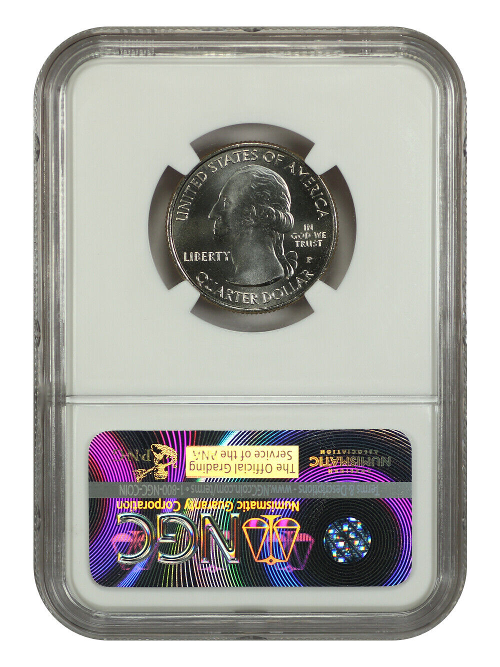 2016-P 25C Shawnee NP NGC MS68 - Type 1 - Clad