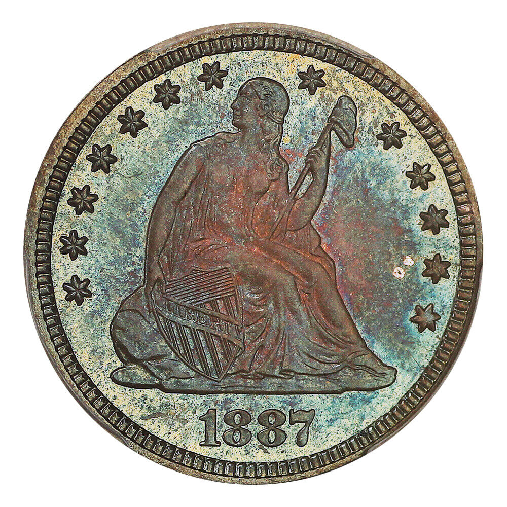 1887 25C PCGS PR66 ex: D.L. Hansen