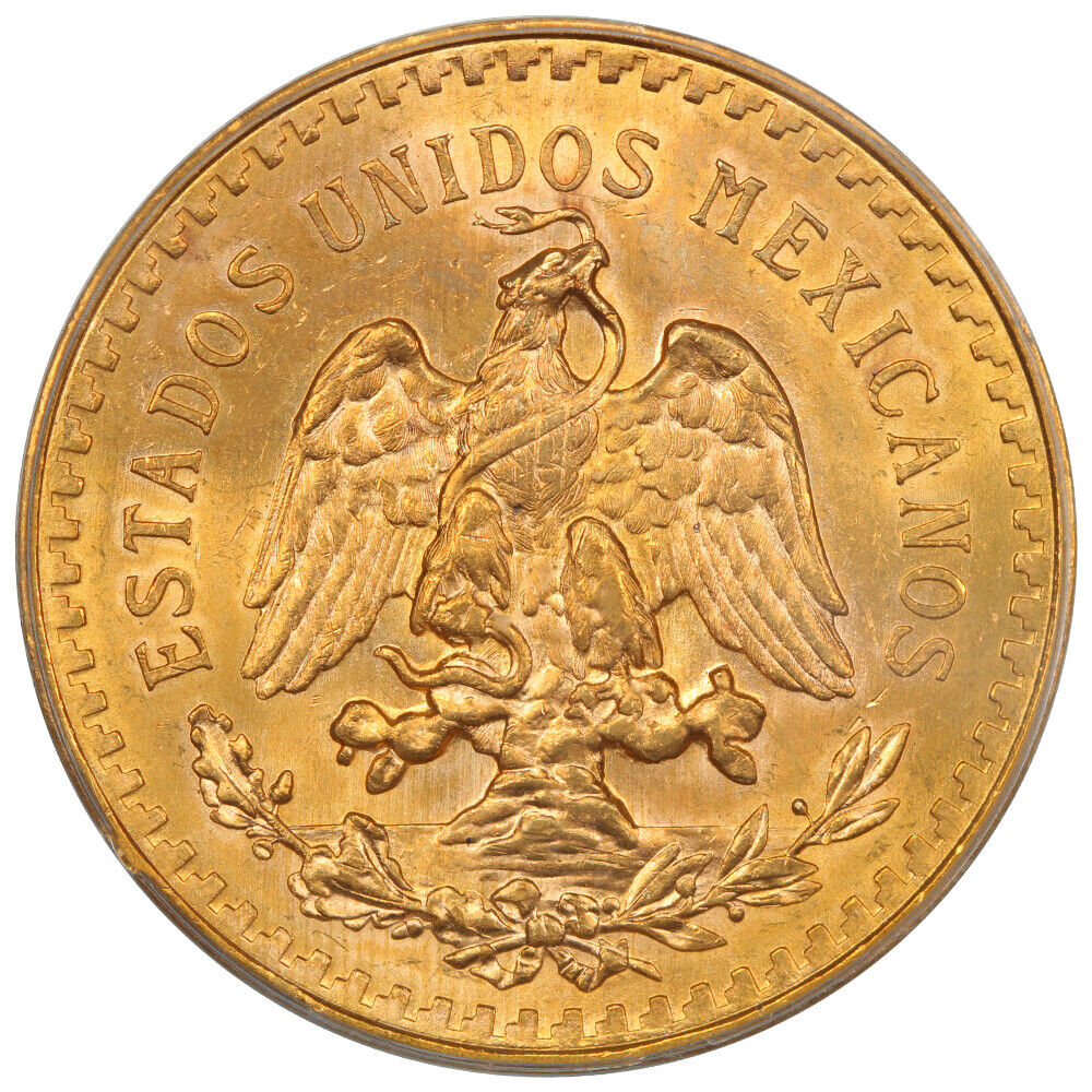 Mexico: 1944 Gold 50 Peso PCGS MS64 (KM-481) - Other