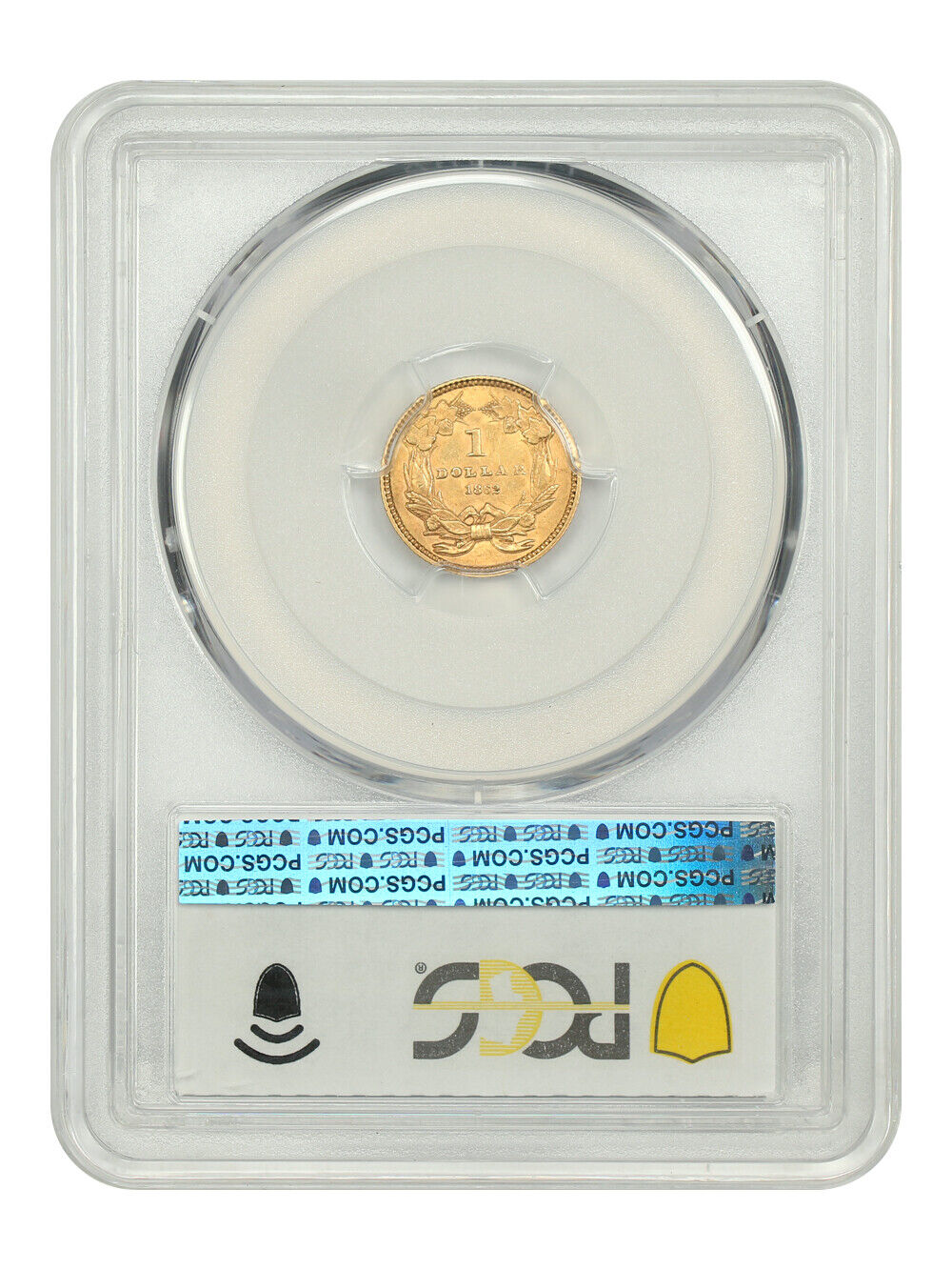 1862 G$1 PCGS AU58 - Gold Dollar - Civil War Era Gold Dollar