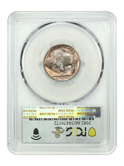 1937-D 5C PCGS MS66 (3 Legs) ex: D.L. Hansen