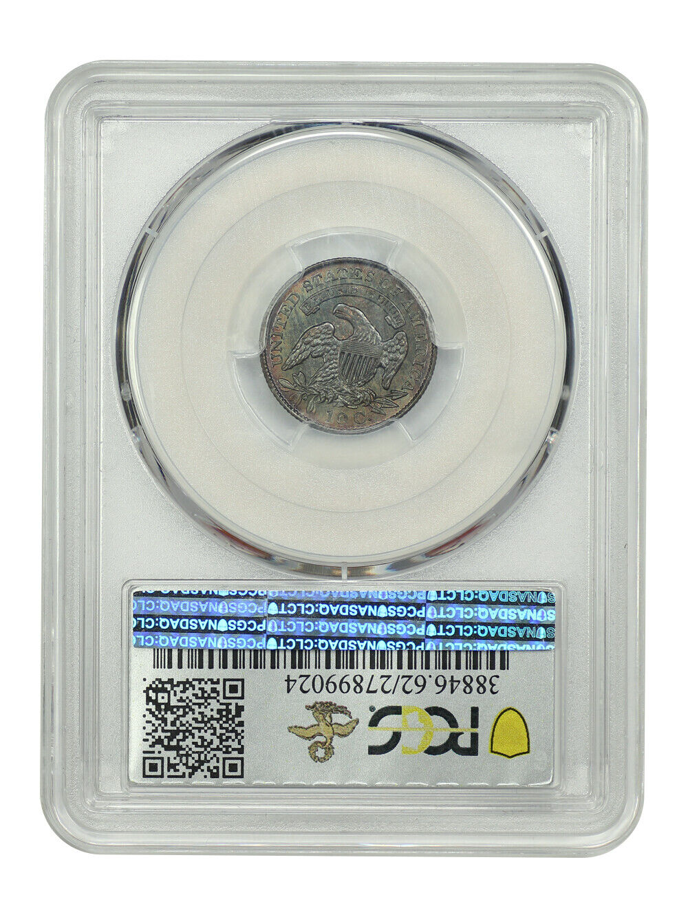 1830 10C PCGS MS62. (JR-2, Sm 10C) ex: D.L. Hansen