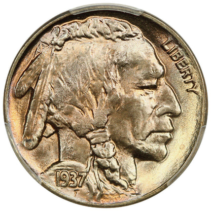 1937-D 5C PCGS/CAC MS67+ ex: D.L. Hansen