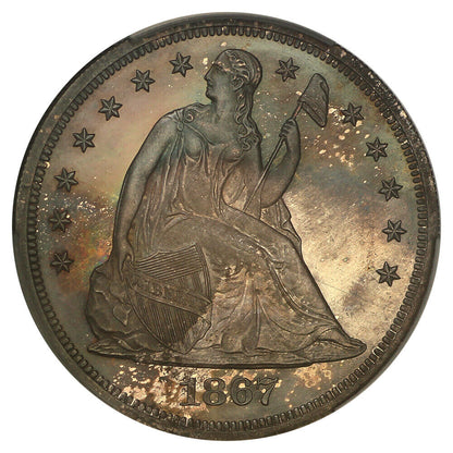 1867 $1 CACG PR65 ex: D.L. Hansen  - Liberty Seated Dollar