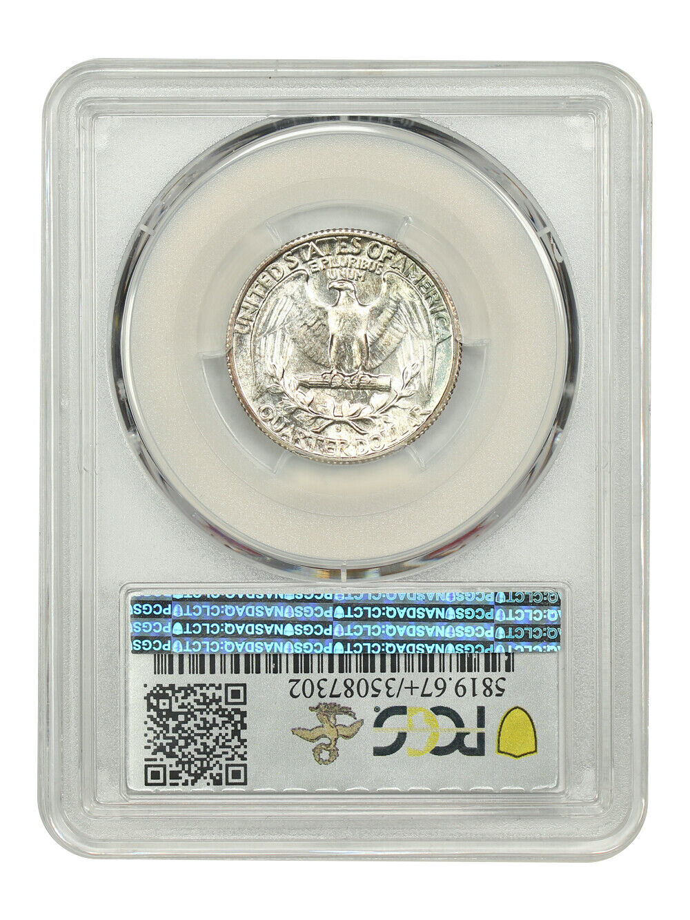 1942-S 25C PCGS MS67+ ex: D.L. Hansen - Washington Quarter - Only Three Finer!