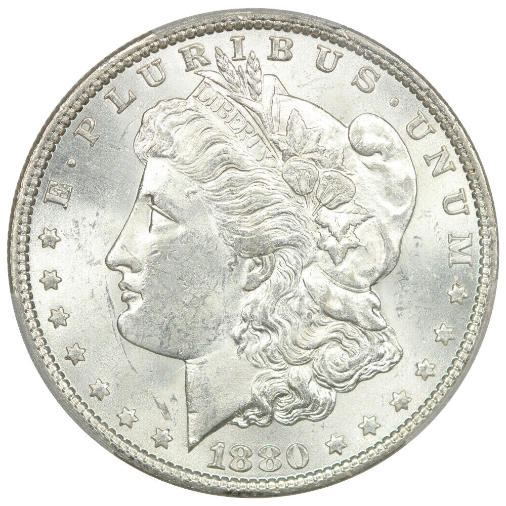 1880 $1 PCGS MS63 (VAM-11, Checkmark) - Morgan Dollar