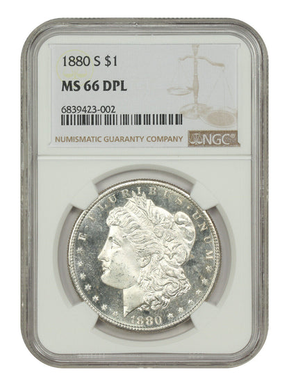 1880-S $1 NGC MS66DMPL - Morgan Dollar