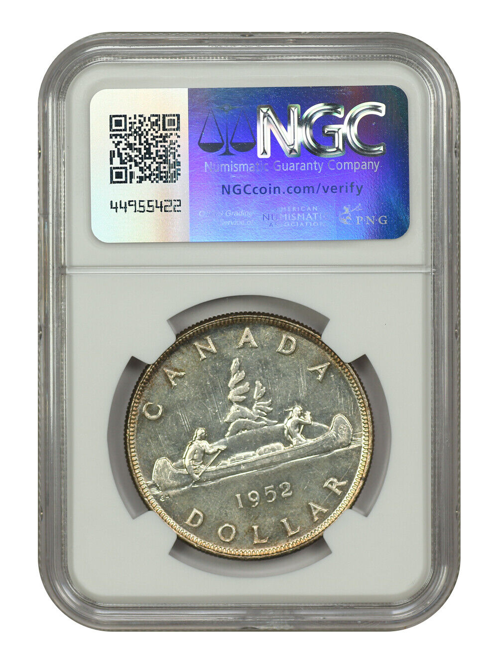 Canada: 1952 $1 Silver NGC MS63 - Other