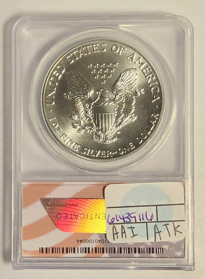 1989 P ANACS MS-70 - SILVER EAGLE