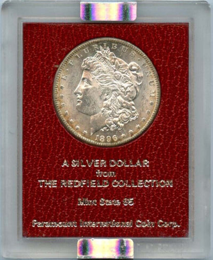 1896 S $1 Silver Morgan Dollar Redfield Hoard NGC MS64