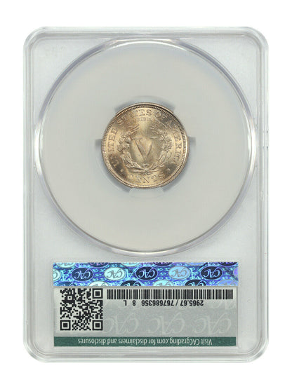 1900 5C CACG MS67 ex: D.L. Hansen - Liberty Nickel