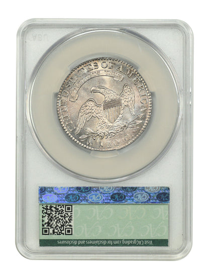 1823 50C CACG MS63 - Capped Bust Half Dollar