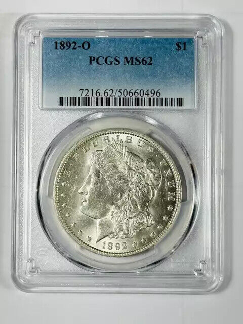 1892 O Morgan Silver Dollar PCGS MS-62 White Morgan!