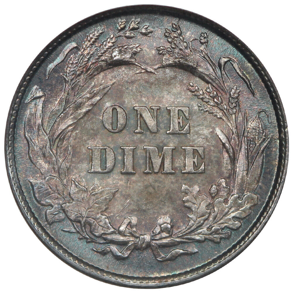 1892 10C NGC MS65 - Barber Dime