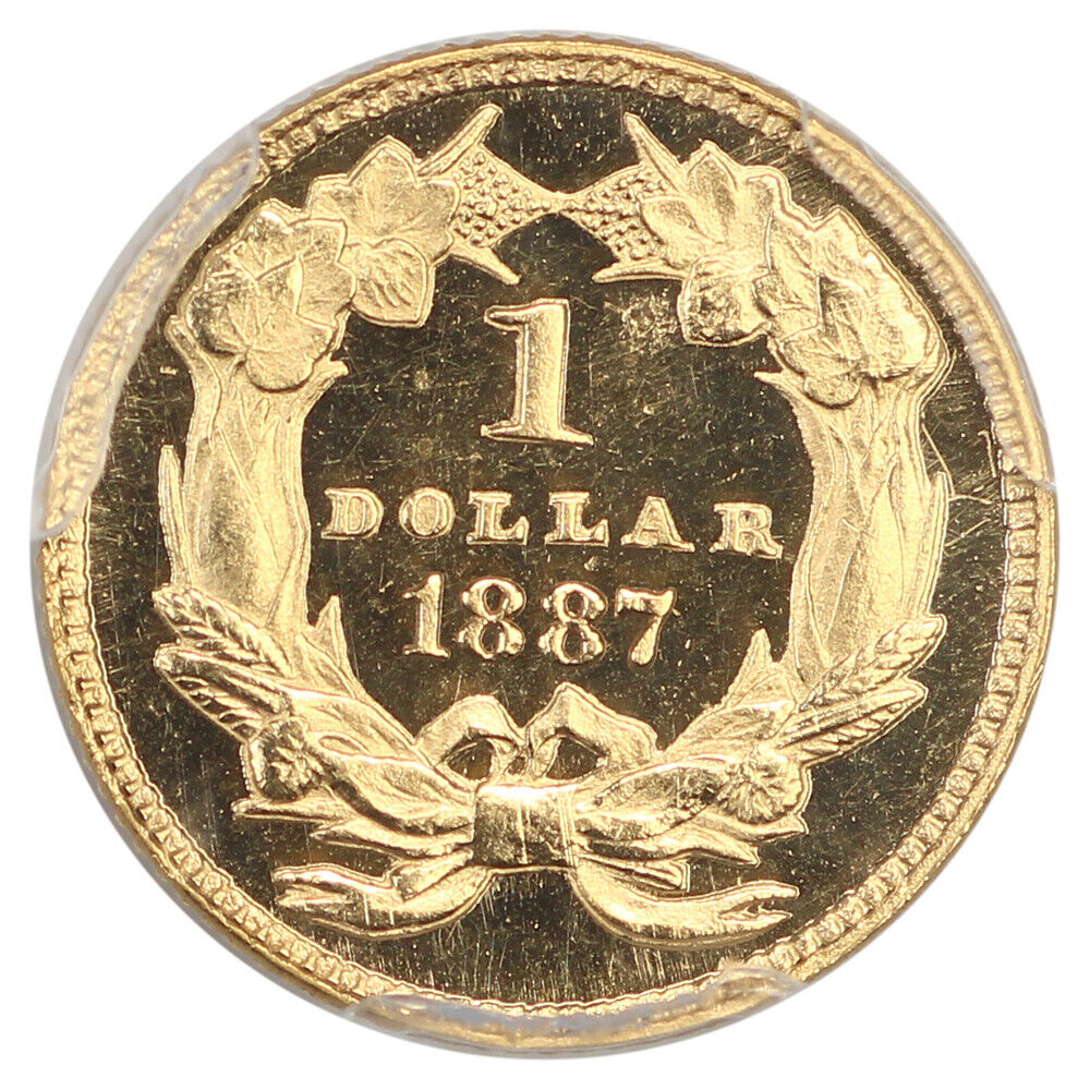 1887 G$1 PCGS PR64DCAM - Gold Dollar