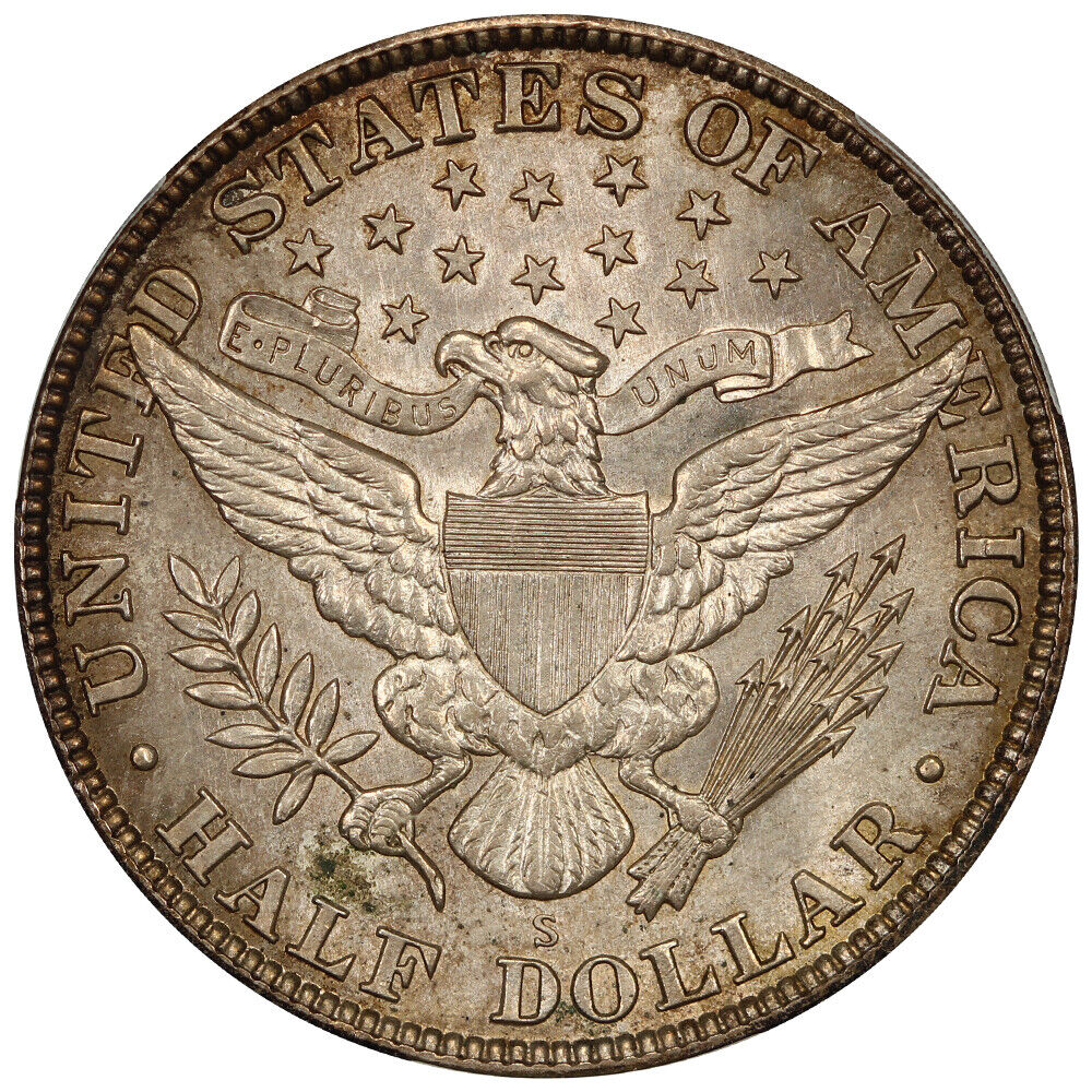 1913-S 50c PCGS MS64 ex: D.L. Hansen