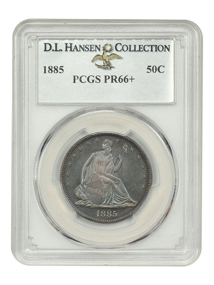 1885 50C PCGS PR66+ ex: D.L. Hansen