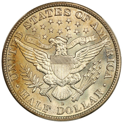 1911-S 50C PCGS MS66+