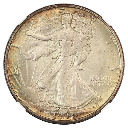 1944-S 50C NGC MS66 - Walking Liberty Half Dollar