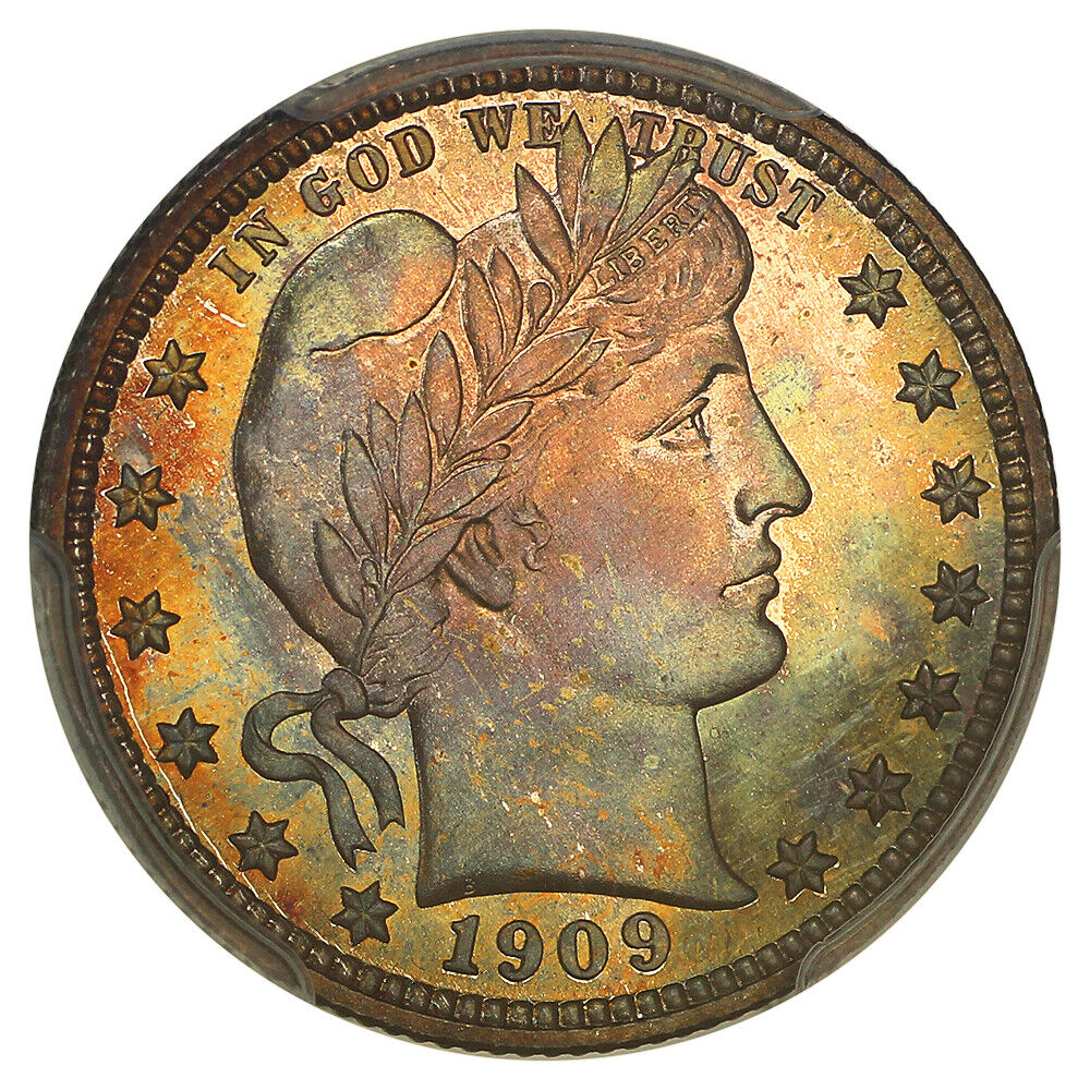 1909 25C PCGS PR68 ex: D.L. Hansen