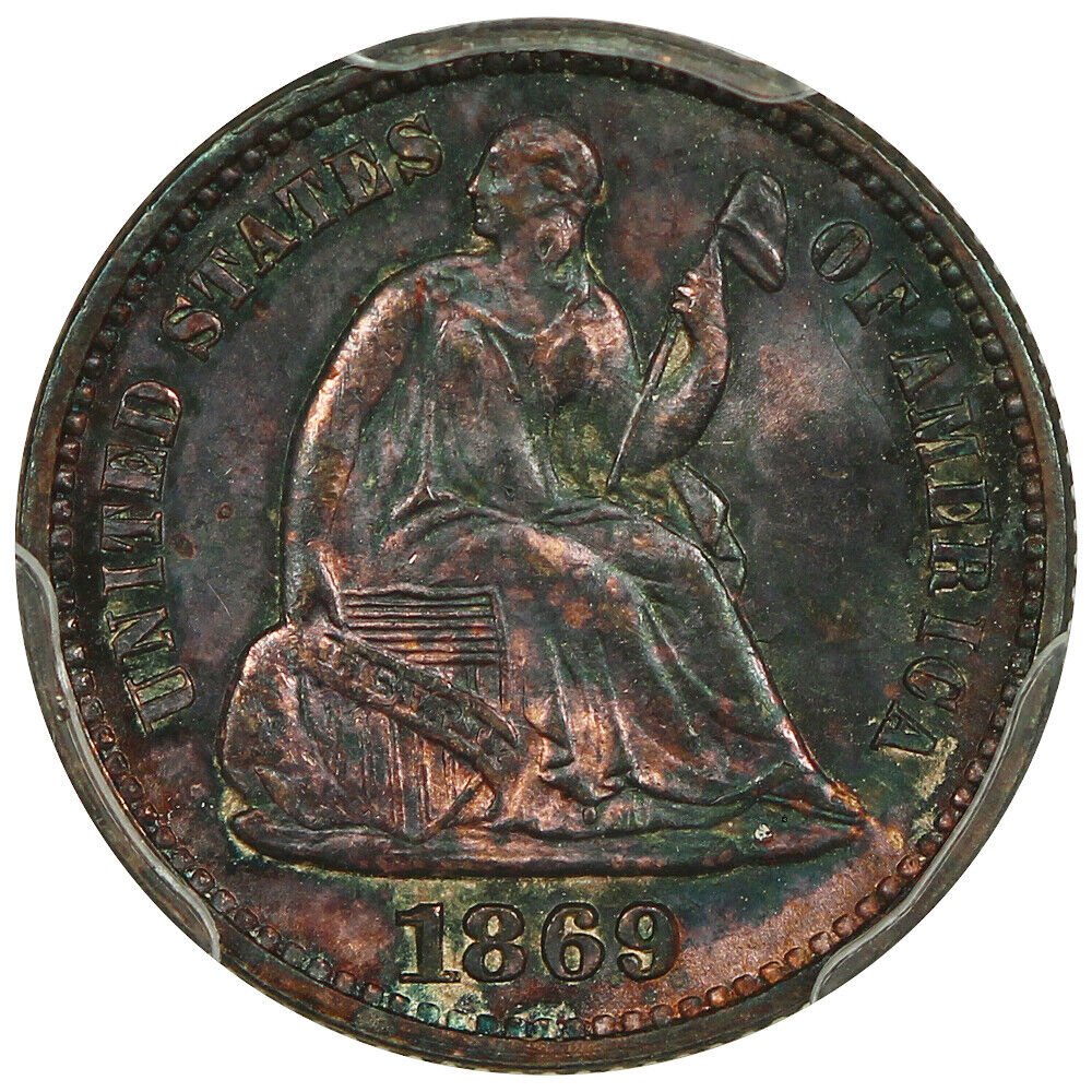 1869 H10C PCGS MS66 ex: D.L. Hansen