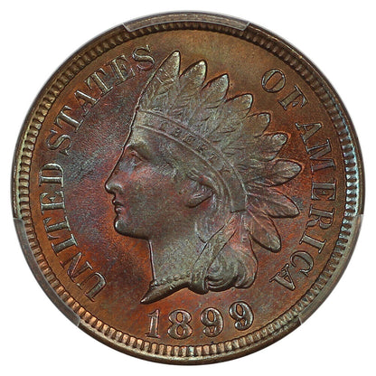 1899 1C PCGS MS65RB - Indian Cent