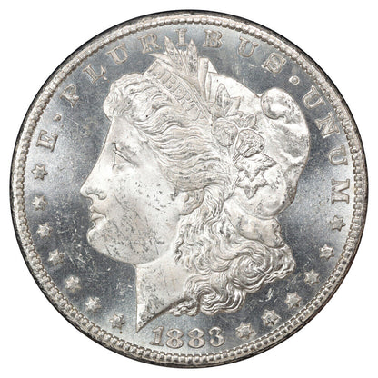 1883-CC $1 NGC/GSA MS63+ (Box & COA) - Morgan Dollar