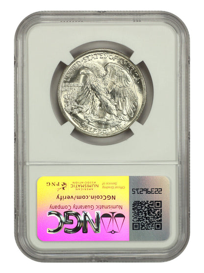 1945-S 50C NGC MS66 - Walking Liberty Half Dollar