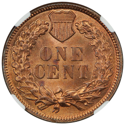 1881 1C NGC MS66RD - Indian Cent