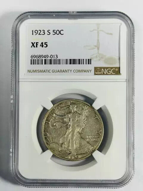 1923 S Walking Liberty Half Dollar NGC XF-45