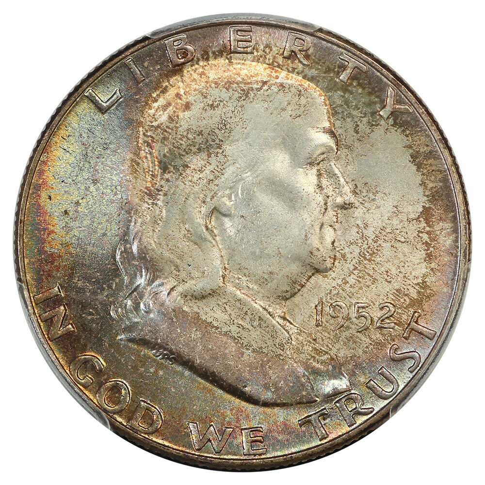 1952 50C PCGS/CAC MS67+FBL ex: D.L. Hansen